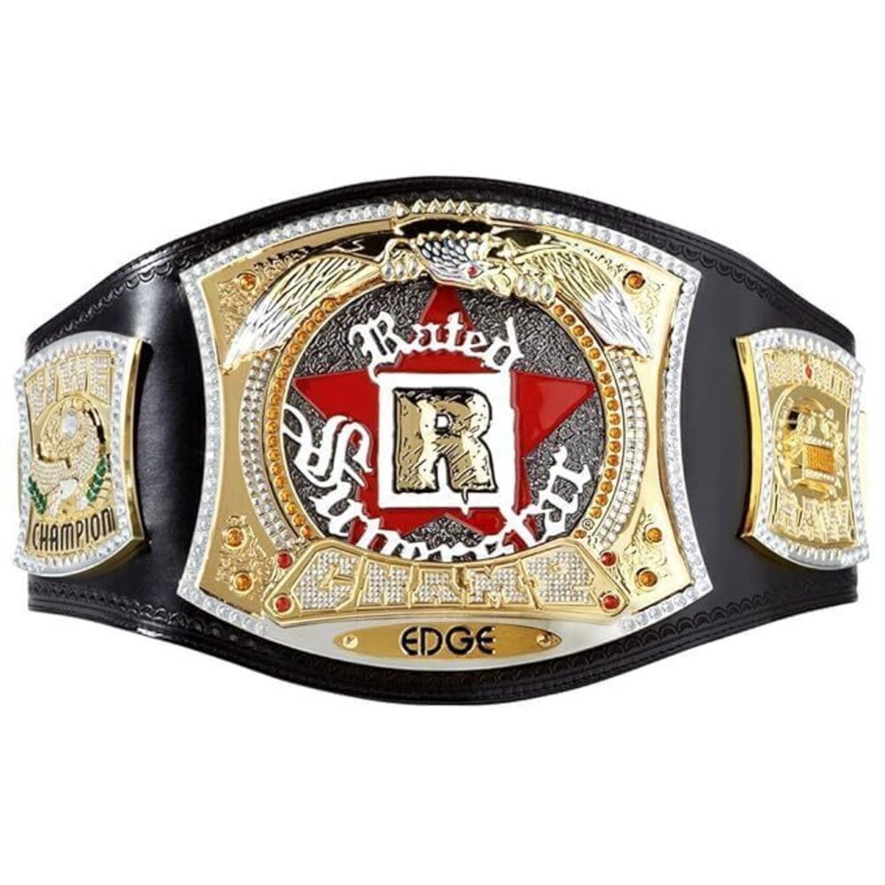 3563 Edge"Rated R" Spinner Championship Title Belt Replica - World